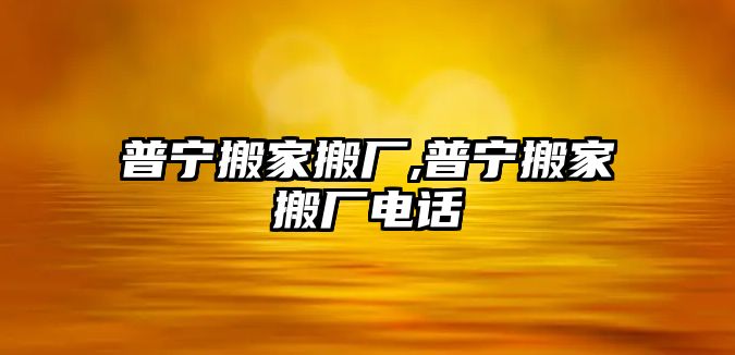 普寧搬家搬廠,普寧搬家搬廠電話