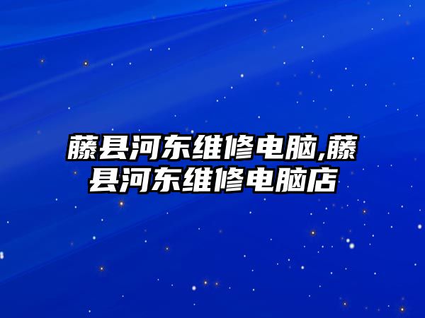 藤縣河東維修電腦,藤縣河東維修電腦店