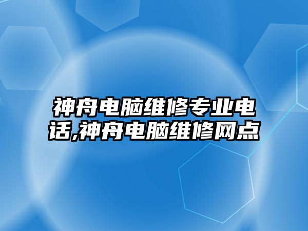 神舟電腦維修專業(yè)電話,神舟電腦維修網點