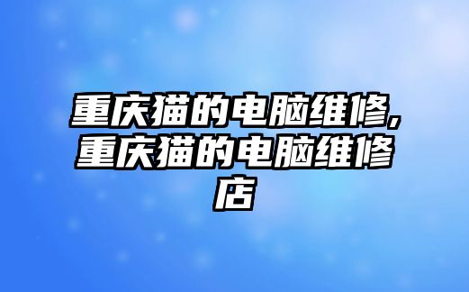 重慶貓的電腦維修,重慶貓的電腦維修店