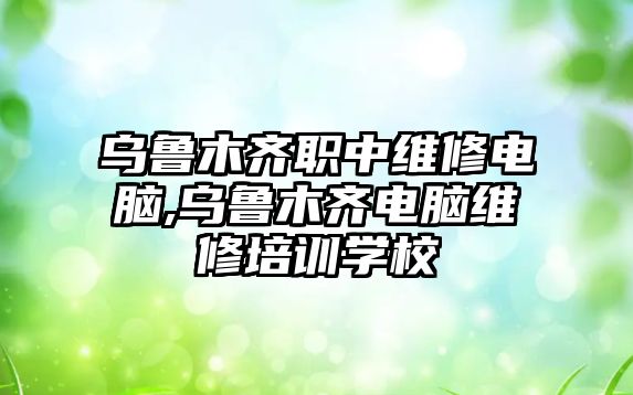 烏魯木齊職中維修電腦,烏魯木齊電腦維修培訓學校