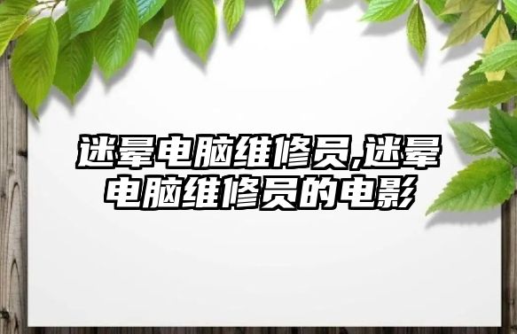 迷暈電腦維修員,迷暈電腦維修員的電影