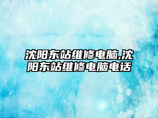 沈陽東站維修電腦,沈陽東站維修電腦電話