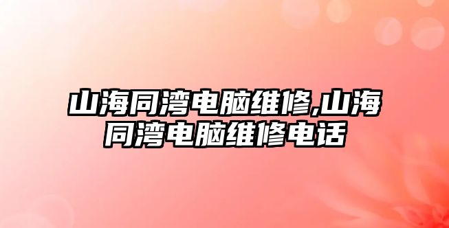 山海同灣電腦維修,山海同灣電腦維修電話