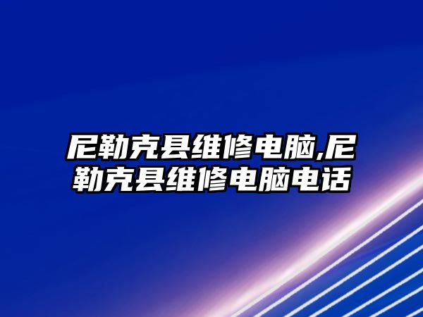 尼勒克縣維修電腦,尼勒克縣維修電腦電話