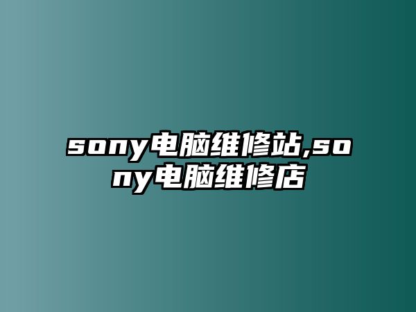 sony電腦維修站,sony電腦維修店